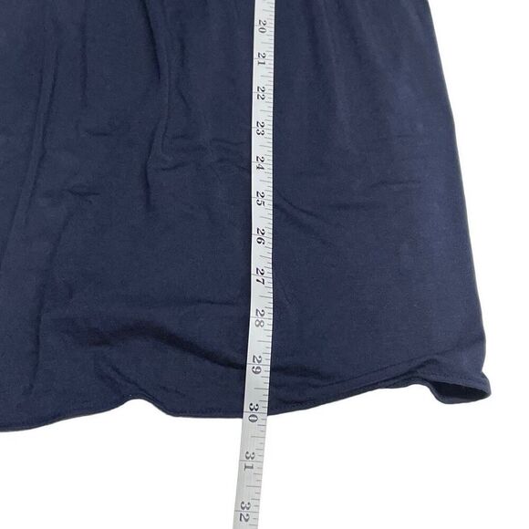 Banana Republic Navy Twisted Shoulder Mini Jersey Dress MI0180 - Picture 6 of 8